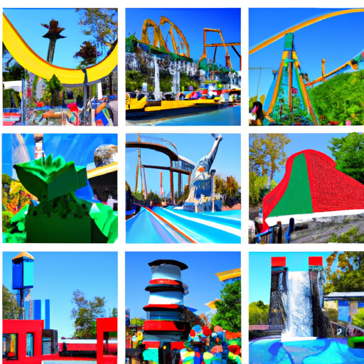 מתחם Land of Adventure בפארק השעשועים לגולנד קליפורניה